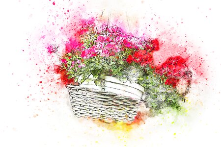 Watercolor vintage summer. Free illustration for personal and commercial use.