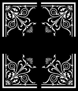 Frame border deco. Free illustration for personal and commercial use.