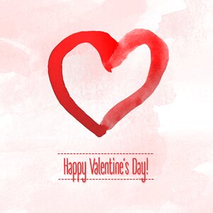 Saint valentine's day love wish. Free illustration for personal and commercial use.