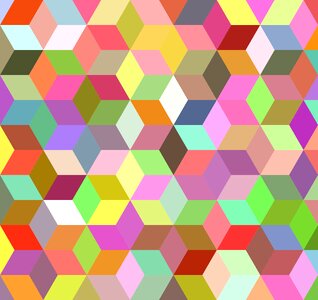 Pattern happy mosaic background. Free illustration for personal and commercial use.