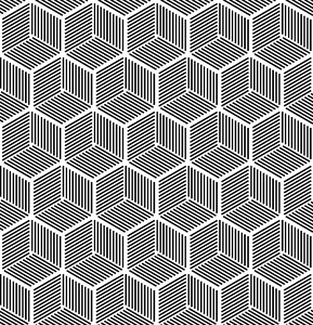 Repeat pattern black and white. Free illustration for personal and commercial use.