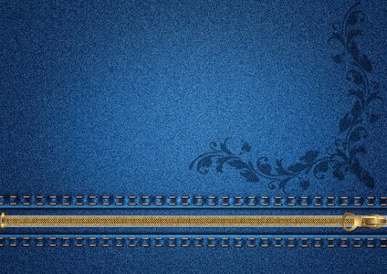 Lock blue fabric. Free illustration for personal and commercial use.