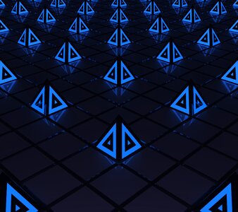 Pyramids lights triangles. Free illustration for personal and commercial use.