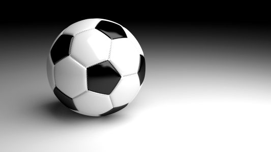 Soccer ball sport game. Free illustration for personal and commercial use.