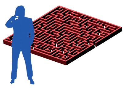 Perplexity maze Free illustrations. Free illustration for personal and commercial use.