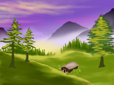 Nature drawing design. Free illustration for personal and commercial use.