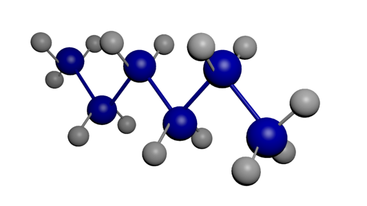 Structural formula 3d atoms. Free illustration for personal and commercial use.