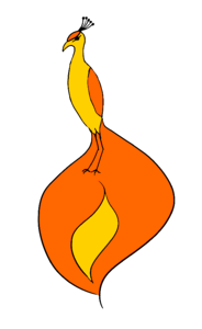 Animal orange fiery. Free illustration for personal and commercial use.