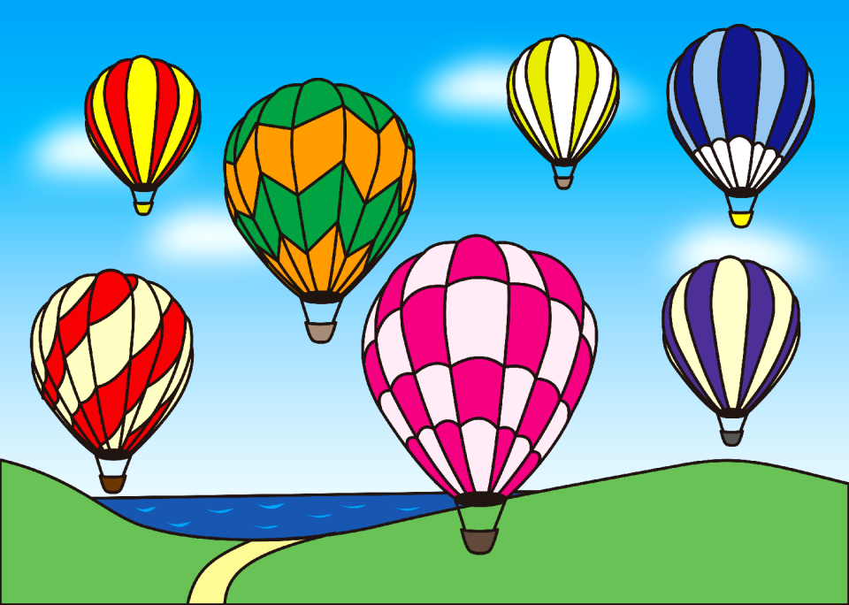 Hot air balloon balloon festival Free illustrations. Free illustration for personal and commercial use.
