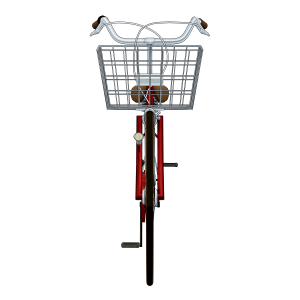Bike red wheel. Free illustration for personal and commercial use.