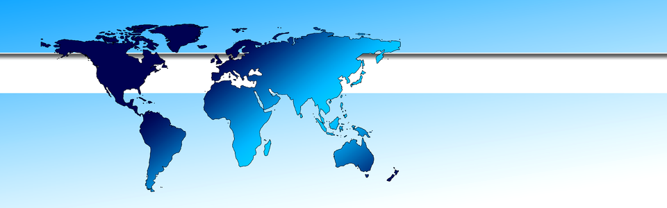 Header world globalization. Free illustration for personal and commercial use.