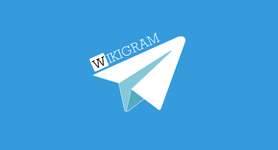 Telewiki telegram-wiki wiki-telegram. Free illustration for personal and commercial use.