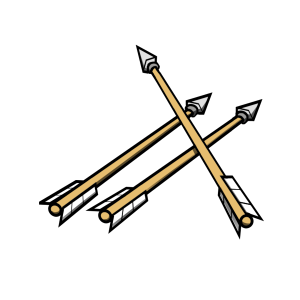 Wood bow and arrow Free illustrations. Free illustration for personal and commercial use.