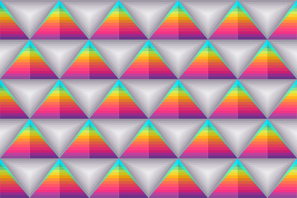 Geometric pyramid abstract. Free illustration for personal and commercial use.