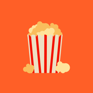 Film snack theater. Free illustration for personal and commercial use.
