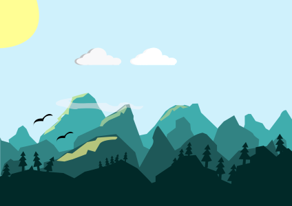 Hills vector graphics Free illustrations. Free illustration for personal and commercial use.
