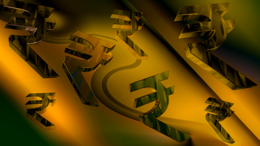 Rupees rupee symbol new. Free illustration for personal and commercial use.