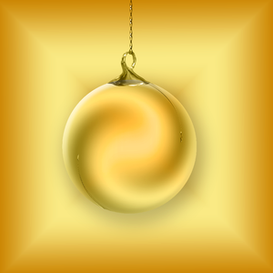 Deco christmas bauble tree decorations. Free illustration for personal and commercial use.