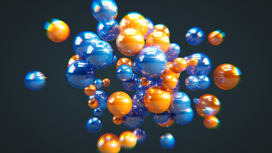 3d dynamics ball. Free illustration for personal and commercial use.