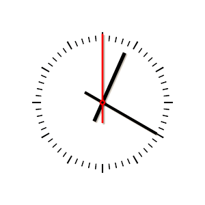 Pointer time of time indicating. Free illustration for personal and commercial use.