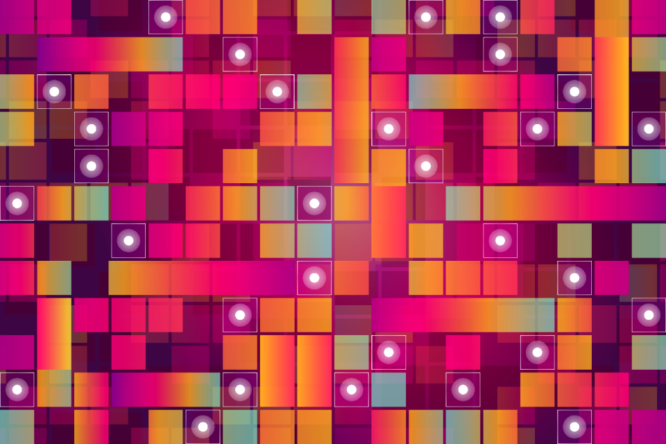 Squares pattern geometric. Free illustration for personal and commercial use.