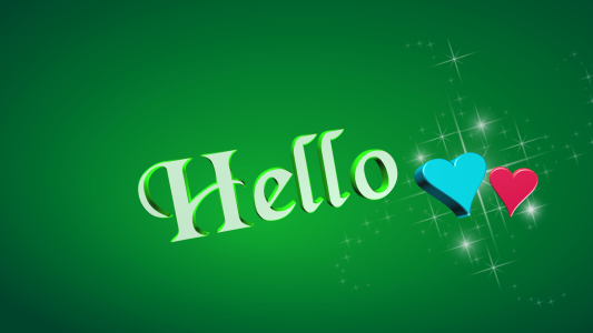 Greeting introduction social. Free illustration for personal and commercial use.