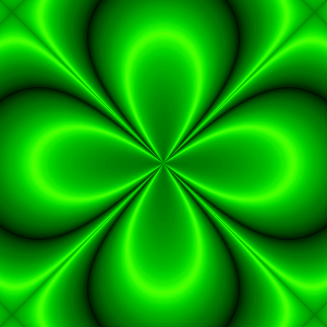 Geometric pattern green