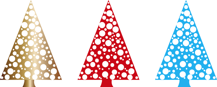 Fir tree christmas time decoration. Free illustration for personal and commercial use.
