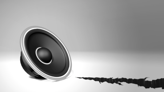 Audio background subwoofer. Free illustration for personal and commercial use.