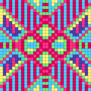 Geometric pattern texture