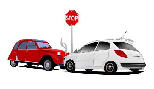 Accident insurance car insurance. Free illustration for personal and commercial use.