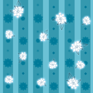 Blue light blue white flowers. Free illustration for personal and commercial use.