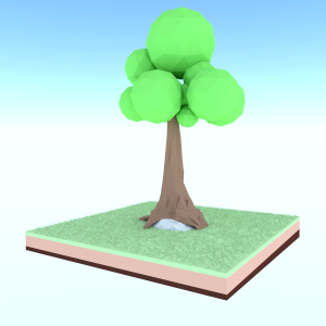 Nature 3dmodel 3d. Free illustration for personal and commercial use.