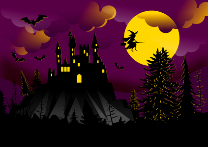 Bats vampires terror. Free illustration for personal and commercial use.
