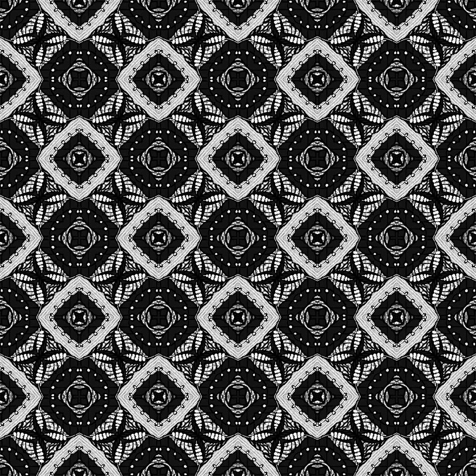 Black and white squares diamonds. Free illustration for personal and commercial use.