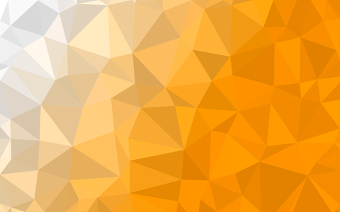 Orange gradient polygon. Free illustration for personal and commercial use.