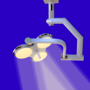 Examination light practice lamp. Free illustration for personal and commercial use.