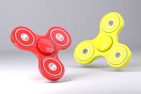 Fidgeting red yellow. Free illustration for personal and commercial use.