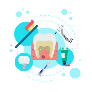 Health dentistry care. Free illustration for personal and commercial use.