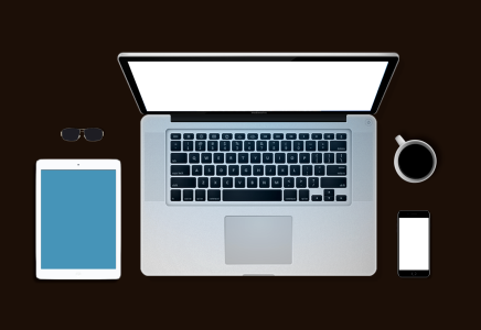 Mockup laptop technology. Free illustration for personal and commercial use.