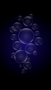 Air bubbles shine reflection. Free illustration for personal and commercial use.