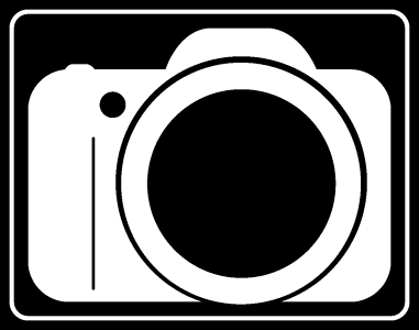 Slr dslr black and white. Free illustration for personal and commercial use.