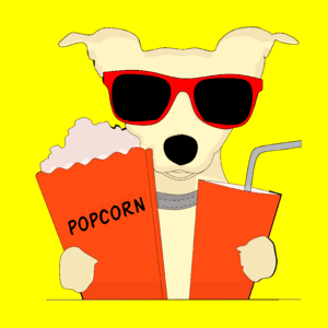 Movies watch glasses. Free illustration for personal and commercial use.