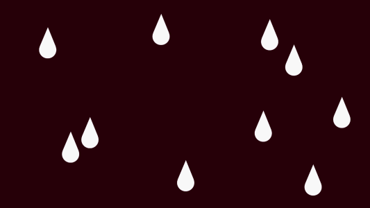 Non teardrop rainwater. Free illustration for personal and commercial use.