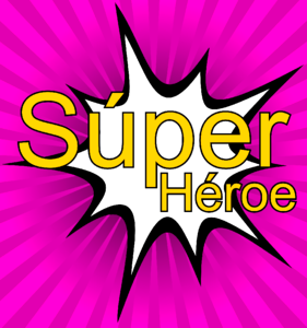 Comic super hero drawing. Free illustration for personal and commercial use.