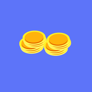 Money gold blue money. Free illustration for personal and commercial use.