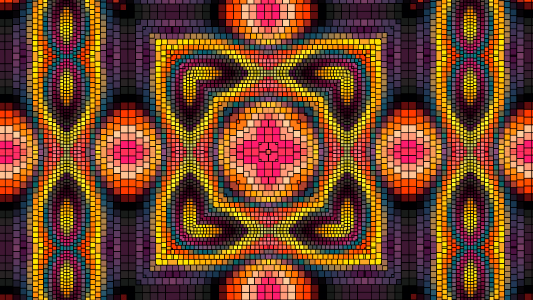 Border animation kaleidoscope. Free illustration for personal and commercial use.