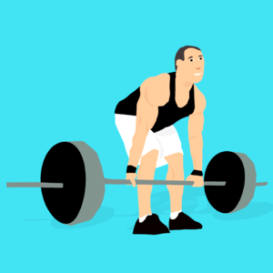 Men exercising athlete. Free illustration for personal and commercial use.