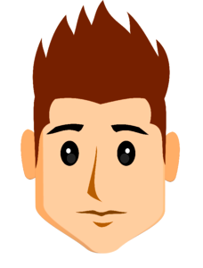 Cartoon boy emotion. Free illustration for personal and commercial use.