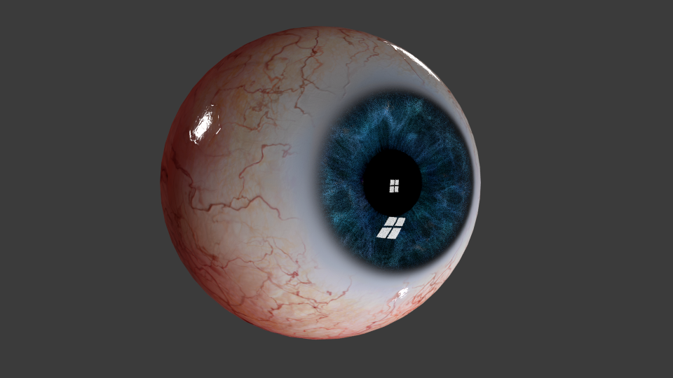 3d program blender eye. Free illustration for personal and commercial use.